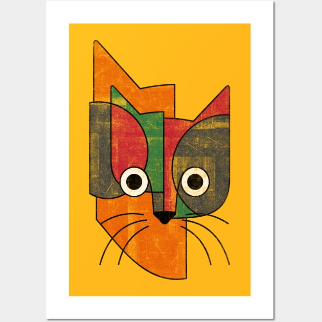 Katze Wall Art by bulografik